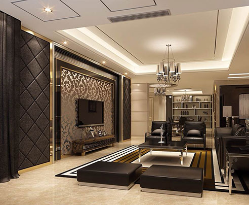 HG-305 不銹鋼背景墻